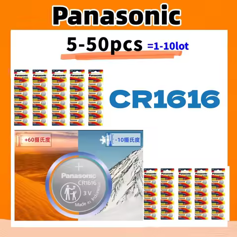 5-50pcs Original PANASONIC CR1616 CR 1616 3V Lithium Battery For Watch Calculator Clock Remote Contr