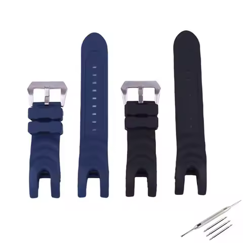 26mm men's rubber watch band accessories compatible for Invicta AnatomicSubaqua fork watch strap wom