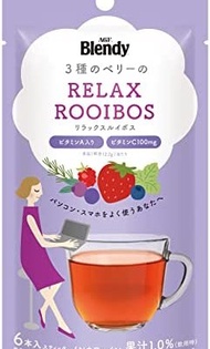 (訂購) 日本 AGF Blendy Relax Rooibos 3種雜莓博士茶粉棒 6 條 (6 包裝)