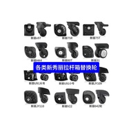 ((Photo Matching Model) Suitable for Samsonite Luggage Wheel Replacement Trolley Case Pulley Suitcase Caster Durable Password Case Reel Repair