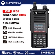 Motorola HP785 Plus วิทยุสื่อสาร 25 วัตต์ U/V Dual Band 999 ช่องวิ ทยุสื่อสารดำ Two-Way Radio IP68 ก