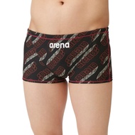ARENA JUNIOR JAPAN LINE DIAGONAL PRINT TRAINING TRUNK - RED