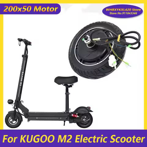 8 Inch24v350w 36v350 48v350w Electric Scooter Motor 200x50 Motor-wheel for KUGOO M2 E100 E150 E200 E