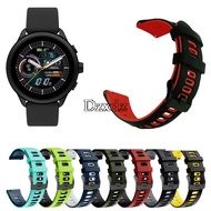 Sport Silicone Watch Strap For Fossil Smart Watch Gen 6 Wellness Edition SmartWatch Band Replacement WristBand Bracelet Belt
