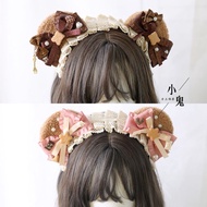 Lolita Lolita Bear Ear Headband Headband Cute Hairpin Female Headwear Hair Accessories Japanese Hand