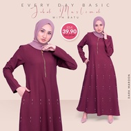 Every Day Basic Jubah Muslimah with Batu by Adak Fashion V2