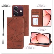Oppo A5 Pro Oppo A5 Pro 5G Oppo A5I Oppo A5 2025 Leather Flip Case Wallet Standing Cover Soft Flip M