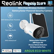 Reolink Argus Eco Ultra 8MP Argus ECO 3MP Smart Detection 100% Wire-Free Built In Rechargeable Batte