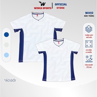 WA92 badminton shirt - white for Korean team for practice and competition
