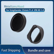 Metal Lens Hood LH-6 Replaces for VM 40 1.4 50 1.5 for Voigtlander 35mm F1.4 Lens Shade with Cap Len