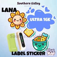 【100% ORIGINAL】ULTRA 16K Cute Cartoon Fruit Sticker 1.6CM - 16CM DISPOSABLE Labels Stationery 16000 