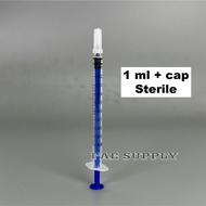 Ready stockSyringe Luer Slip With Cap 1 3 5 10 20 30 50 60 ml cc individual pack sterilized feeding 
