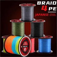 MATEER 4-Strand Braided Fishing Line 300/500 Meters PE Braided Multifilament Fishing Line Saltwater 