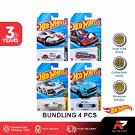 Hotwheels Bundling 4 Pcs Ford GT, Datsun 240z, Honda Civic, Mazda 787B