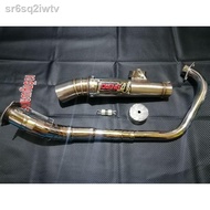 ✼◊✔RAIDER 150 CARB OPEN MUFFLER EXHAUST PIPE COMPLETE SET DAENG, AUN, CHARAMA FREE ADOPTOR FOR STOCK