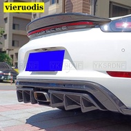 Real Carbon Fiber Rear Trunk Lip Wing Spoiler for Porsche 718 Boxster & Cayman 2016-UP