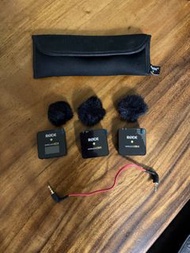 Rode Wireless GO II 無線麥克風 一支咪壞咗，其餘完好功能