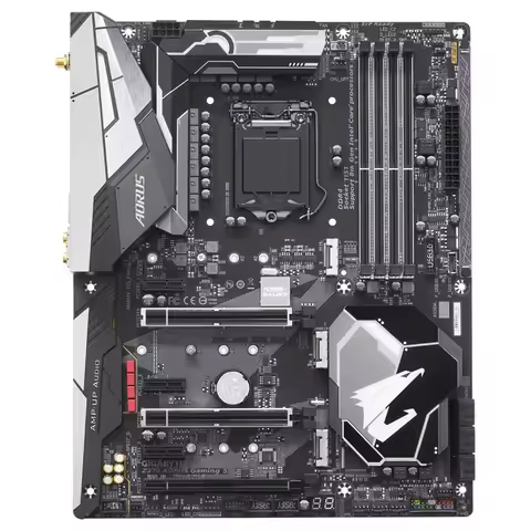 Used Gigabyte Z370 AORUS Gaming 5 Original Desktop Intel Z370 64GB DDR4 Motherboard LGA 1151 i7/i5/i