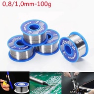 Dây Hàn Thiếc Chì 100g Đường Kính 0.8mm Lõi Nhựa Thông Điểm Nóng Chảy Thấp Không Cần Rửa Hàm Lượng F