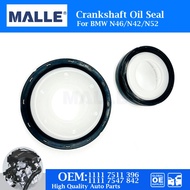 N46 N42 N52 Engine Crankshaft Front Rear Oil Seal For BMW E90 E91 316I 318I Engine Auto Car Accessor