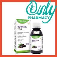 VITAHERB BERRYCOL Syrup Original Black Elderberry Extract 120ml