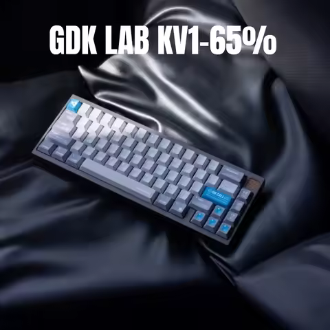 GDK Lab KV1-65% Mechanical Keyboard Kit Wireless Tri-mode Gasket Hot Swap Quick Release Custom Alumi