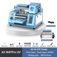 A3 UV Printer with Dual XP600 Print Head UV Flatbed Printing Machine for Phone Case Bottle Wood Prin
