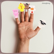 5 Pcs Animal Finger Doll Party Hand Puppets Role Play Kids Cartoon Lovely Toys Parent-children Interactive for