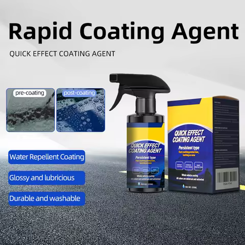 Quick Car Coating Spray Fast-Acting Multi-Functional Coating Renewal Agent 3 in 1 Ceramic Car Coatin