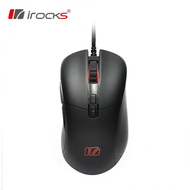 irocks M36 Pure 輕量化電競滑鼠(黑色/有線/16000Dpi/92克/Rgb/2年保固)