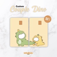 Couple DINO CUSTOM | Garskin / Sticker / SKIN ATM Card (DEBIT / CREDIT / Etholl / FLAZZ)