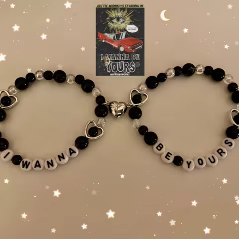 handmade inpired Arctic monkeys, wanna be yours bracelets