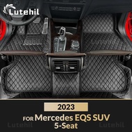 For Mercedes EQS SUV 5-Seat 2023 Car floor mats  Automobile Carpet Cover Interior Details Accessorie