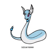 [Flight Tribe] Pokémon Hackron Embroidered Badge Cloth Sticker Clothes Decoration Patch Hole Patch S