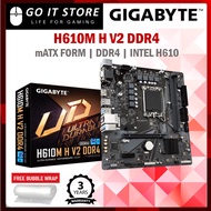 GIGABYTE H610M H V2 DDR4 INTEL LGA1700 H610 mATX MOTHERBOARD