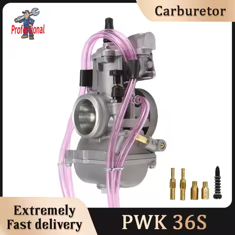 PWK36S Motorcycle Carburetor 36MM For Keihin PWK 36S 38S AG Air Striker 125-300CC Kawasaki KTM ATV Q