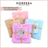 Super Absorbent Bath Towel Set Tuala Mandi 2in1 Microfiber Shower Face Gym Kain Bayi Baby Muka Gift 