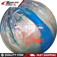 Bowling mall - Hammer Raw Blue/Silver/White, Reactive bowling ball ,High -Performance Bowling Ball .