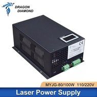 Original MYJG 100W Co2 Laser Power Supply 230V 220V For 80W 100W Laser Tube Co2 3020 4060 6090