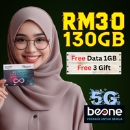 [KEKAL NO LAMA] SIMKAD BEONE 5G/4G - RM30 / 130GB + CALL UNLIMITED / UNLIMITED SPEED / UNLIMITED CAL