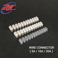 5A / 10A / 20A PVC CONNECTOR TERMINAL BLOCK / WIRE CONNECTOR