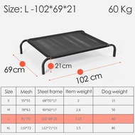 【MY Local Send】high-quality stainless steel dog bed large elevated dog bed raised dog bed cooling pe