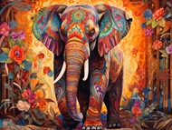 Diamond Art Kits for Adults 5D DIY Elephant Diamond Painting Kits for Adults Beginners Diamond Dots 