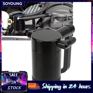 soyoung 6.4L Catch Can Billet Hose Ends Tubes Z Brackets Aluminum for Car