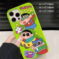 🔥ส่งจากไทย🔥การ์ตูน Crayon Shin-chan เคส for iPhone XR body 14Pro 13Pro เคสไอโฟน Xr บอดี้ 13Pro body 