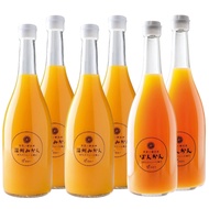 【Plex Trading】100%-Natural-Unshu&Ponkan-Mikan-Juice720ml//2kinds-6-Bottles-in-Set