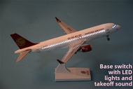Aircraft Model With Landing Gear Voice Control Light B747-400