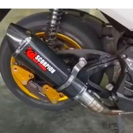 Exhaust muffler pipe full system Pcx vario 150 160 gpx drone 150 nmax aerox nvx 155 v1 v2 V3 adv 150
