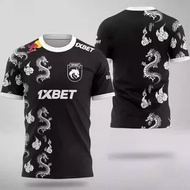 [Customizable] TUNDRA Green Dragon Donk Team Jersey. Dota2 Short Sleeve Major E-sports T-shirt, Team