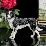 Royal Doulton世界名犬邊境牧羊犬Border Collie手繪陶瓷狗工藝品